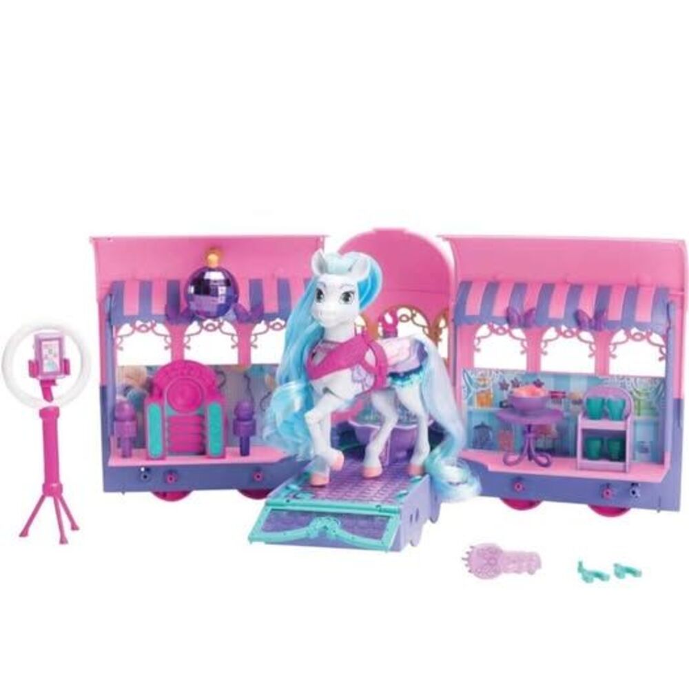 Wild Manes Horse Toys Perla's Clubhouse Trailer Playset